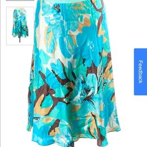 Banana republic silk skirt